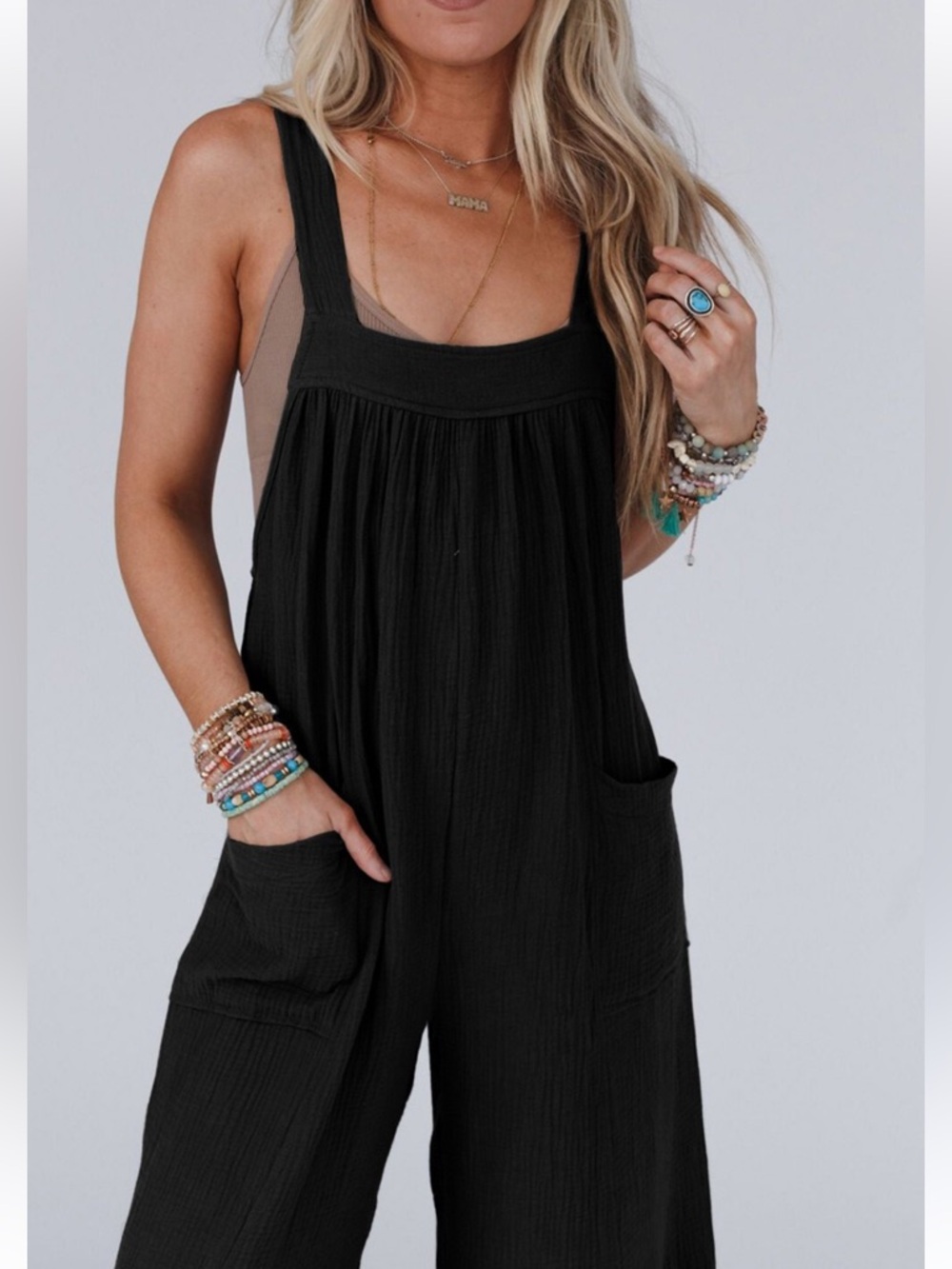 Most Fabulous Angela Solid Fabulous Wide Leg Jumpsuit